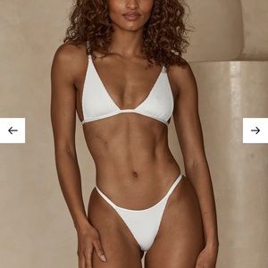 Monday Swimwear two-piece swimsuit.